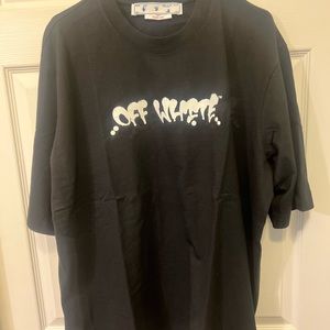 Sold!!! Off-White mens short sleeve T shirt, XL black